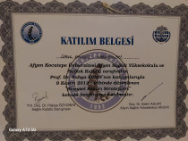 Fizyoterapist /Duyu Bütünleme Terapisti Sertifika