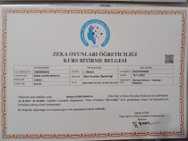 Çocuk Gelişimci/Özel Eğitim Alan Öğretmeni Sertifika